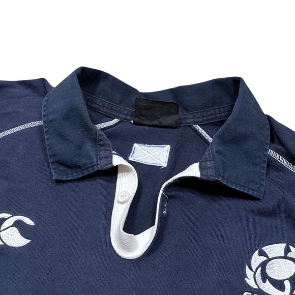Vintage Y2K Canterbury Scotland Team Rugby Famous Grouse L/S Jersey Mens 3XL - Picture 5 of 10